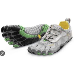 VIBRAM FIVEFINGERS Bikila LS Barefoot Training Running Shoes in Gray Green US 9